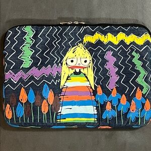 *Rare* Sketchy Miss Marc Denim Laptop Sleeve Case 
Marc By Marc Jacobs